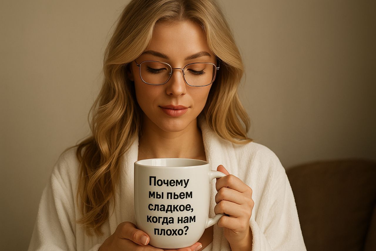 Почему мы пьем сладкое, когда нам плохо?
